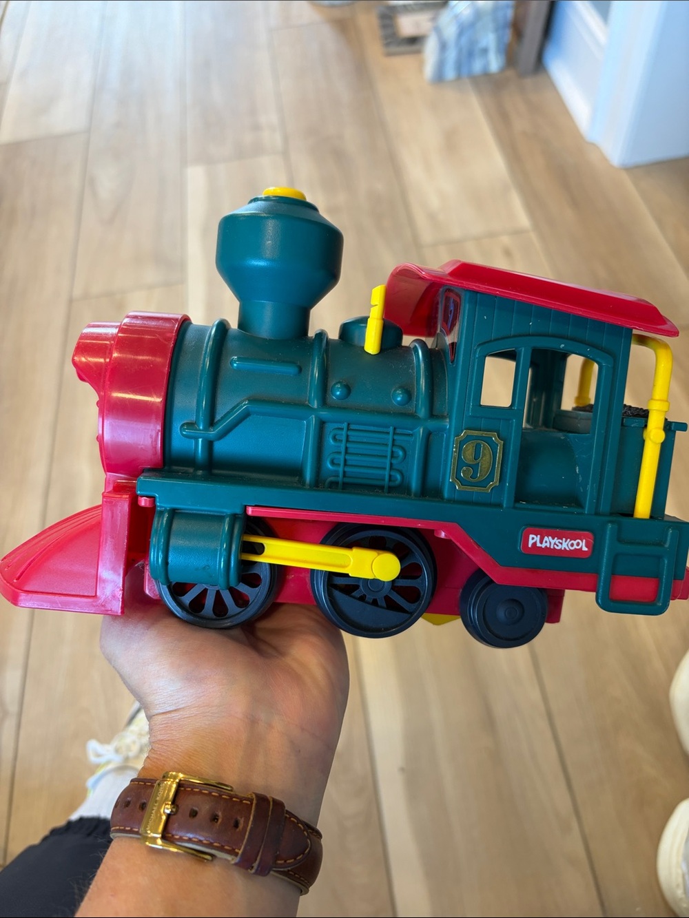 Playskool express Green and Red Toy Train Engine for Kids